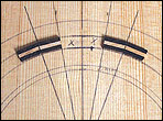 How to angle tiles for a mosaic rosette
