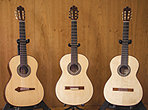 Kasha guitar, Fleta guitar, Romanillos guitar.