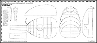 GAL Instrument Plan #21 Venere 1592 7-course Renaissance Alto Lute
