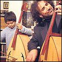 Michael Bean on the Canotto bass