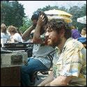 Stan Werbin at a music festival in Ann Arbor, back in the day.